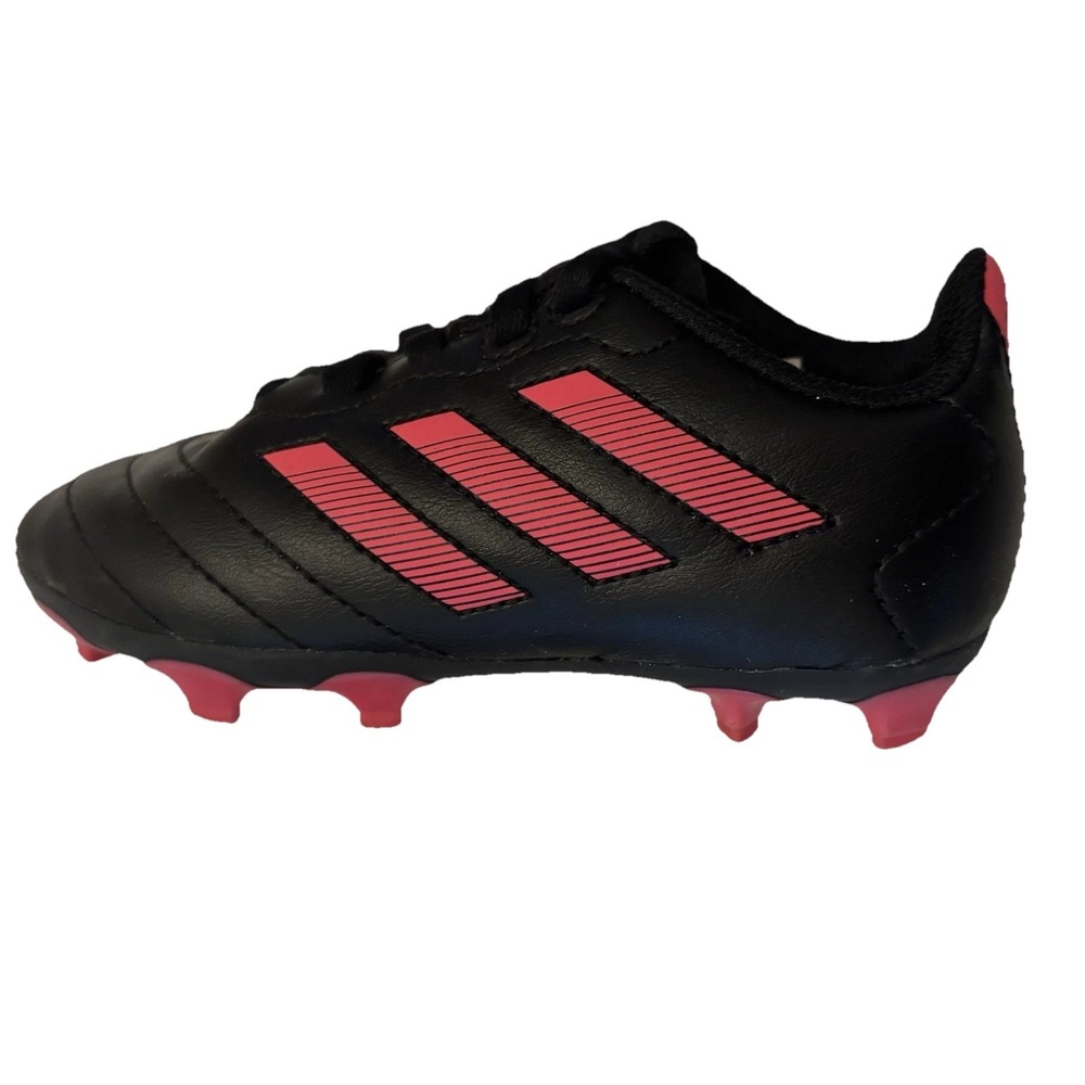 Adidas‎ Kid's Goletto VII FG Soccer Cleats Black Hot Pink Size 10k Girls